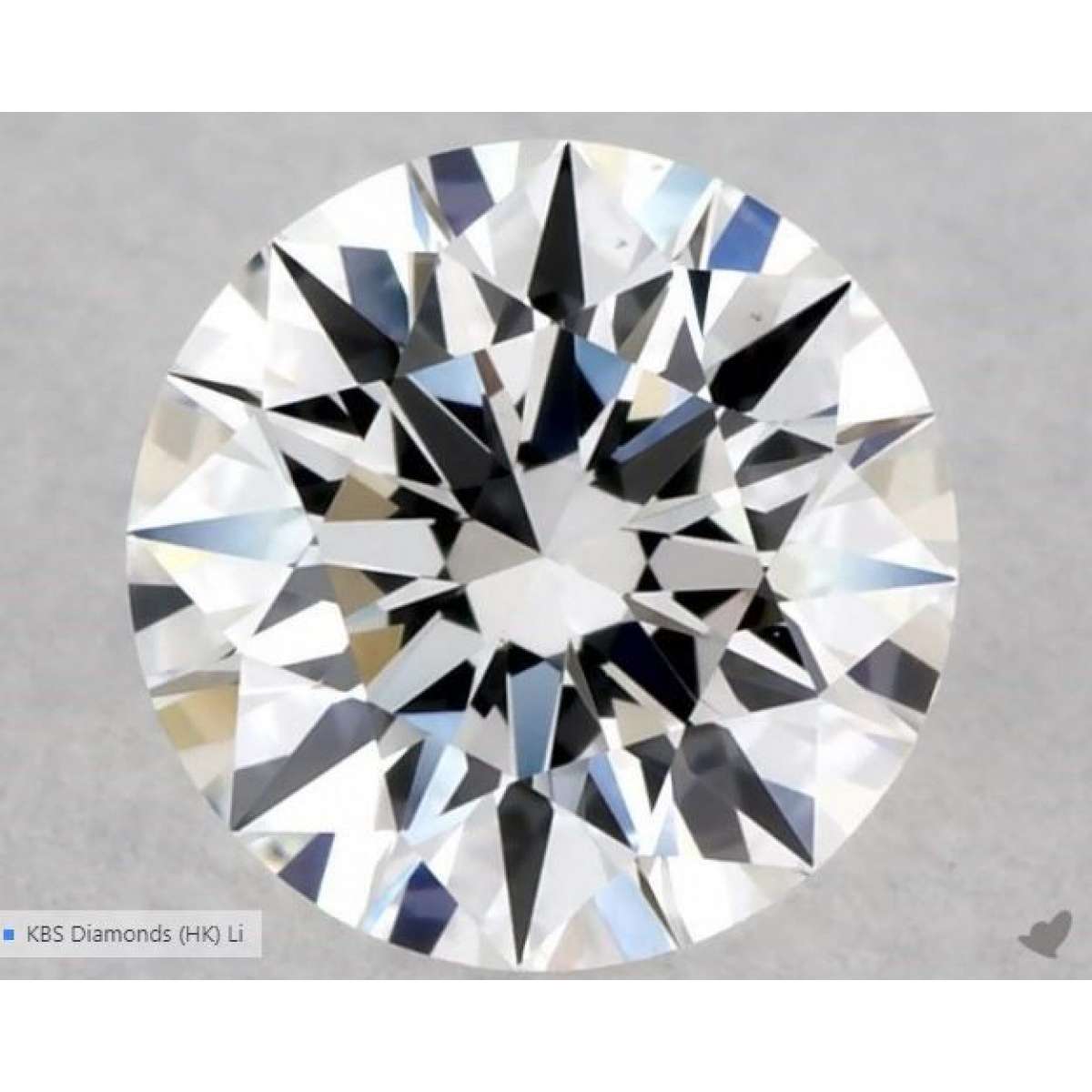 Certified Diamond GIA Carats 0.4 Color D Clarity VVS2  EX  EX  EX Fluorescence NON Brown No Green No Milky No EyeClean 100%