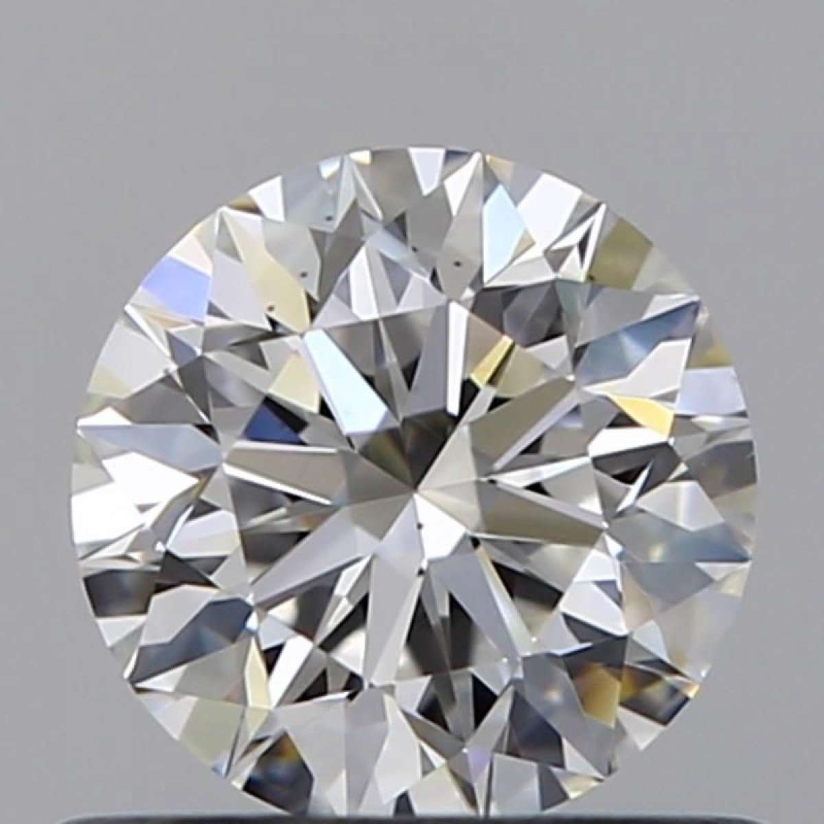 Certified Diamond GIA Carats 0.58 Color F Clarity VS1  EX  EX  EX Fluorescence NON Brown No Green No Milky No EyeClean 100%