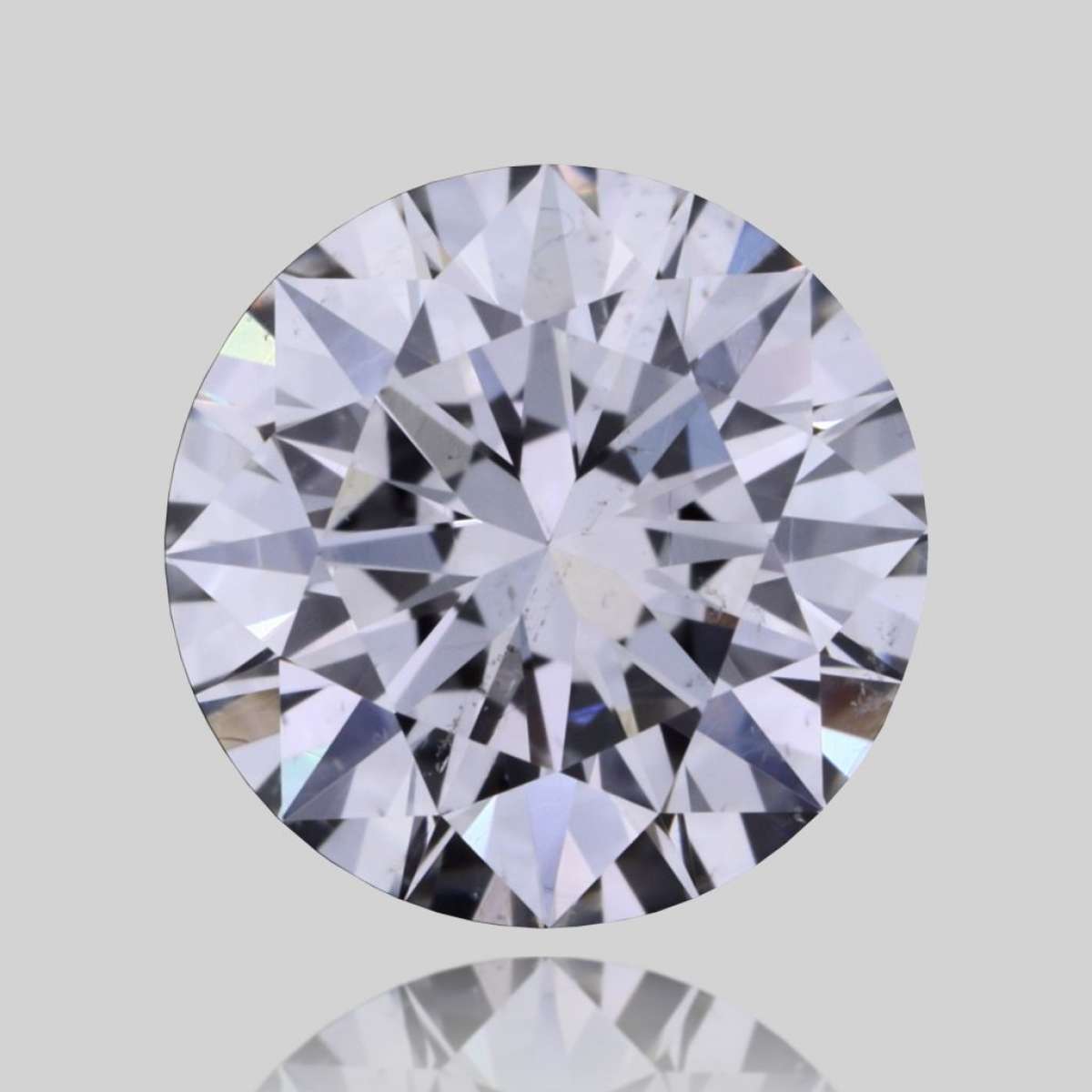 Certified Diamond GIA Carats 0.58 Color F Clarity SI2  EX  EX  EX Fluorescence NON Brown No Green No Milky No EyeClean 100%