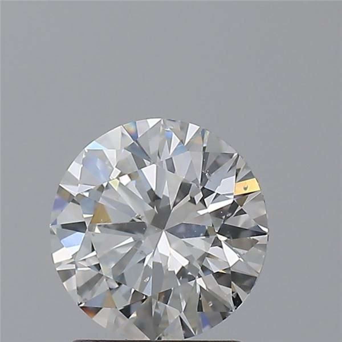 Certified Diamond GIA Carats 1.37 Color F Clarity SI1  EX  EX  EX Fluorescence FNT Brown No Green No Milky No EyeClean 100%