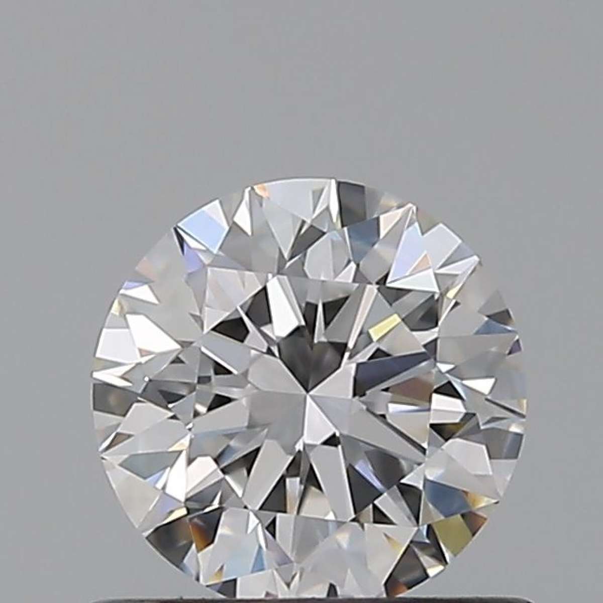 Certified Diamond GIA Carats 0.6 Color D Clarity VVS2  EX  EX  EX Fluorescence FNT Brown No Green No Milky No EyeClean 100%