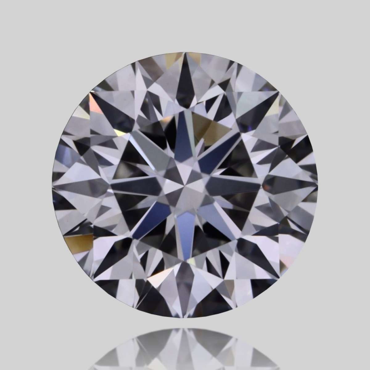 Certified Diamond GIA Carats 0.61 Color H Clarity VVS2  EX  EX  EX Fluorescence NON Brown No Green No Milky No EyeClean 100%