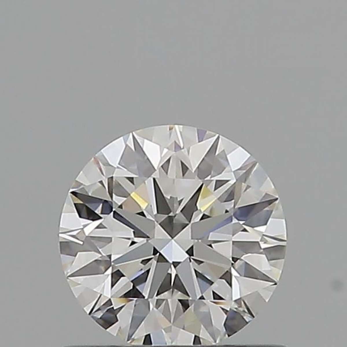 Certified Diamond GIA Carats 0.6 Color F Clarity VVS2  EX  EX  EX Fluorescence FNT Brown No Green No Milky No EyeClean 100%