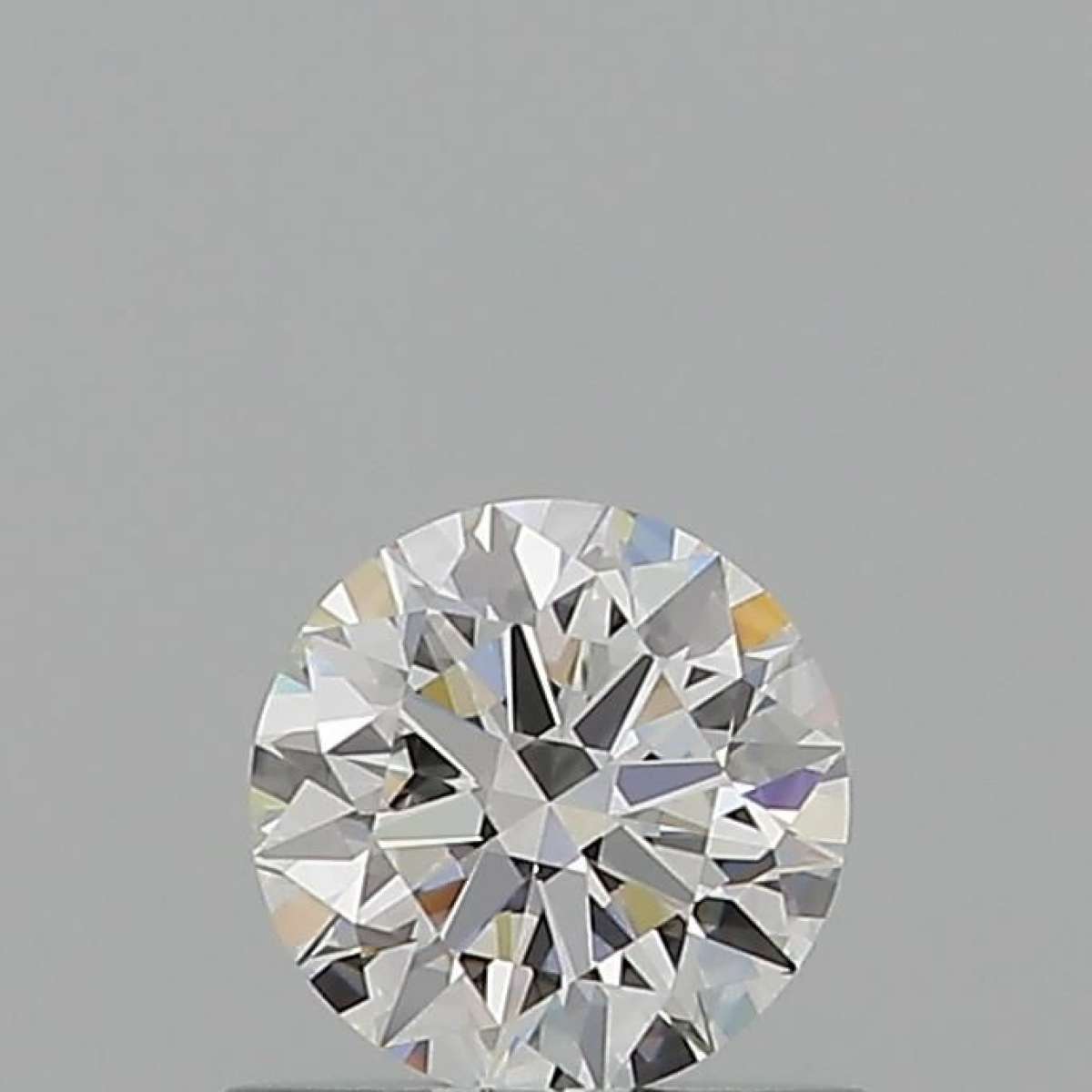 Certified Diamond GIA Carats 0.6 Color F Clarity VVS2  EX  EX  EX Fluorescence NON Brown No Milky No EyeClean 100%