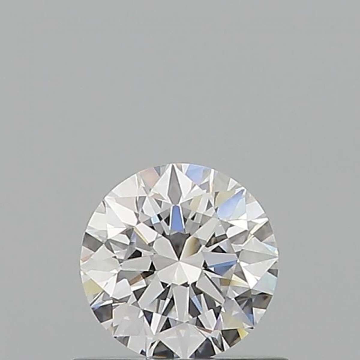 Certified Diamond GIA Carats 0.6 Color D Clarity VVS2  EX  EX  EX Fluorescence FNT Brown No Green No Milky No EyeClean 100%