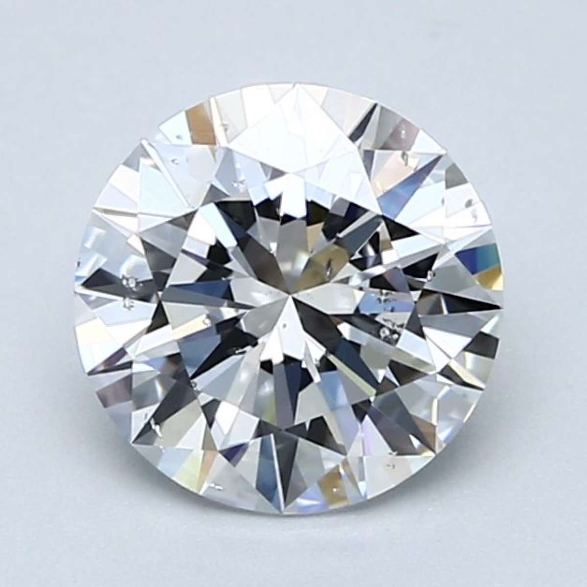 Certified Diamond GIA Carats 1.85 Color D Clarity SI2  EX  EX  EX Fluorescence NON Brown No Green No Milky No EyeClean 100%