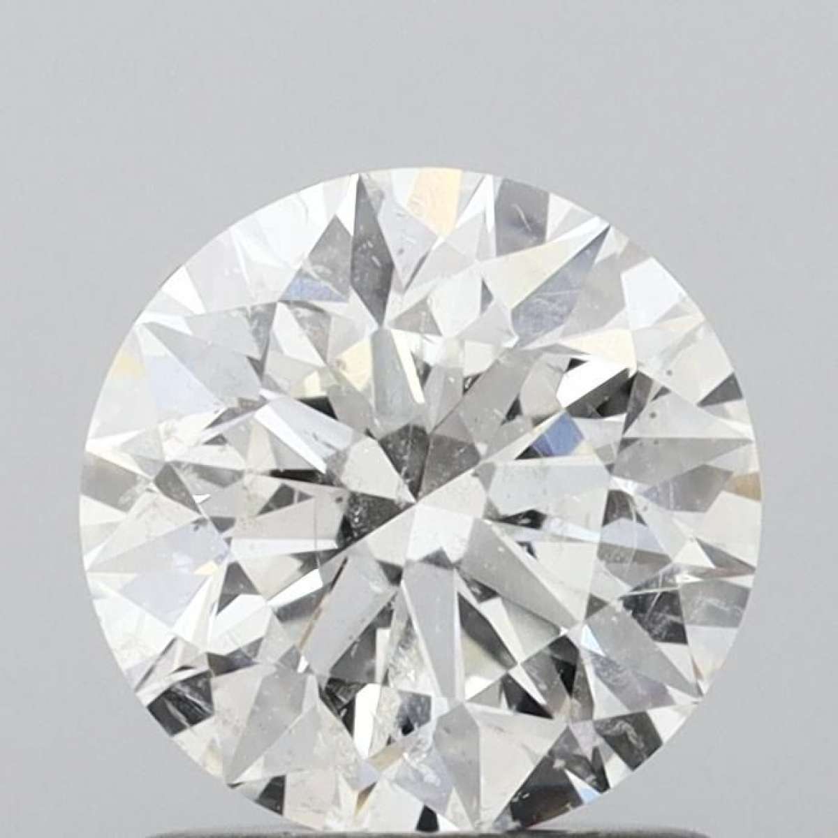 Certified Diamond HRD Carats 1.0 Color F Clarity SI2  EX  VG  VG Fluorescence NON Brown No Green No Milky No EyeClean 100%