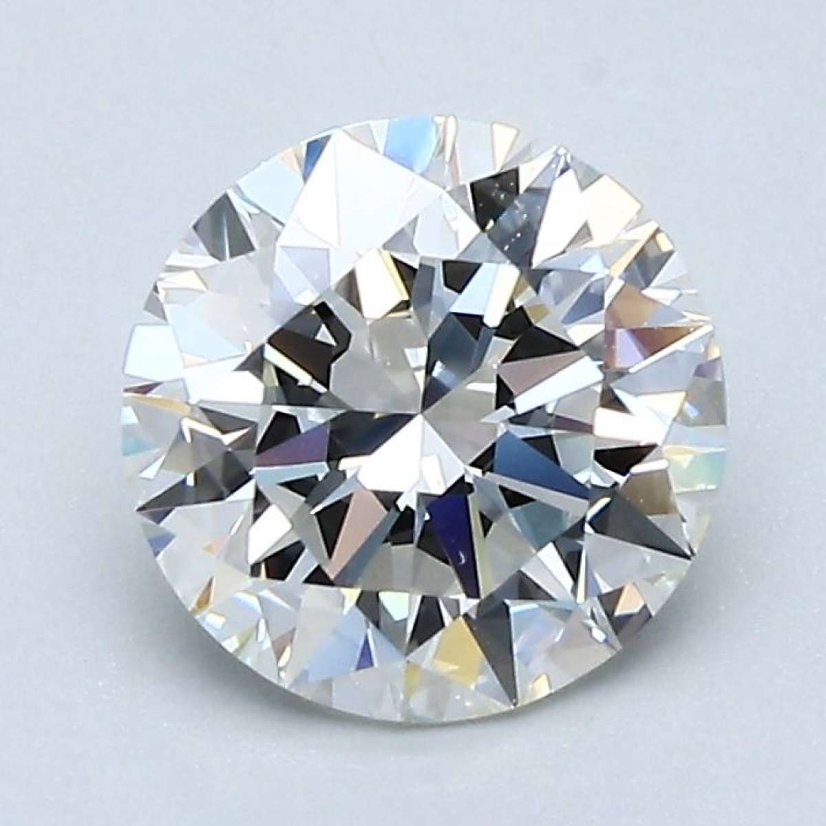 Certified Diamond GIA Carats 1.5 Color H Clarity VS1  EX  EX  EX Fluorescence FNT Brown No Green No Milky No EyeClean 100%