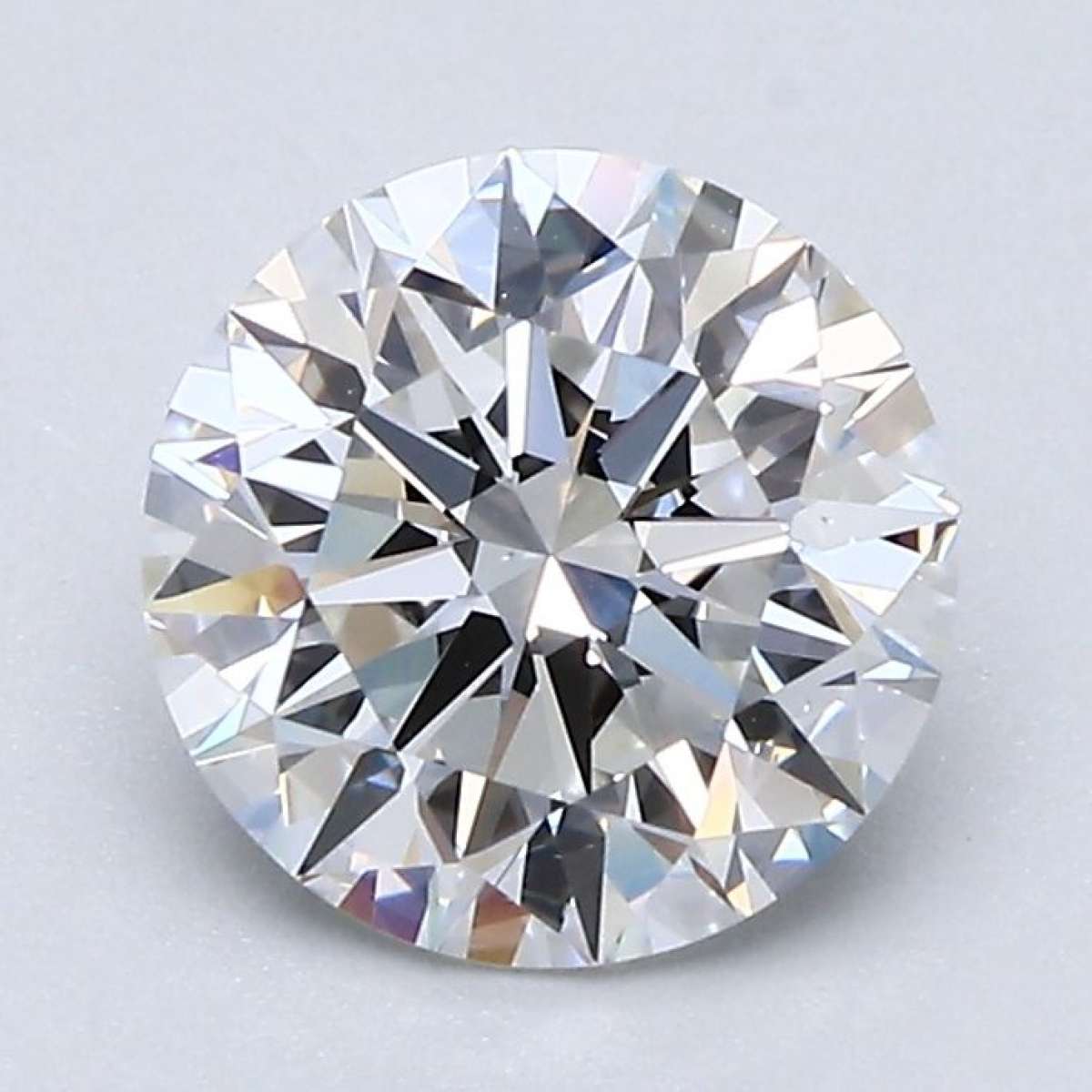 Certified Diamond GIA Carats 1.6 Color F Clarity VS1  EX  EX  EX Fluorescence NON Brown No Green No Milky No EyeClean 100%