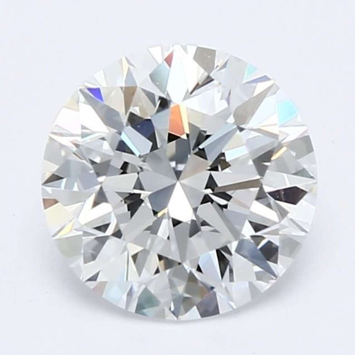 Certified Diamond GIA Carats 1.0 Color E Clarity VVS2  EX  EX  EX Fluorescence FNT Brown No Green No Milky No EyeClean 100%