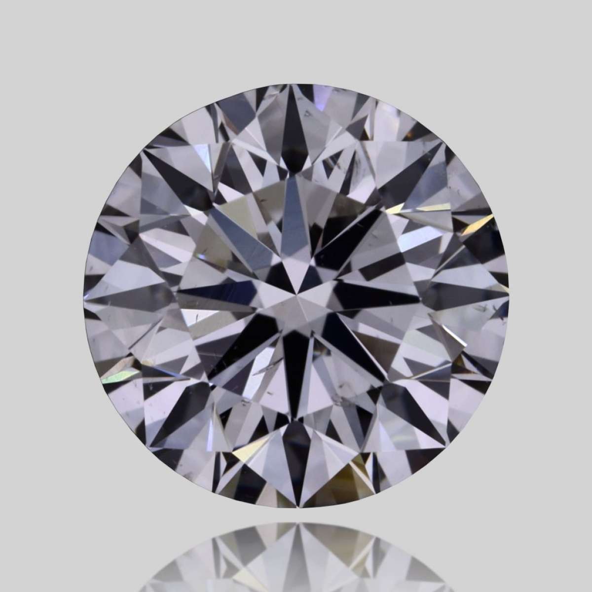 Certified Diamond GIA Carats 1.01 Color H Clarity SI1  EX  EX  EX Fluorescence NON Brown No Green No Milky No EyeClean 100%