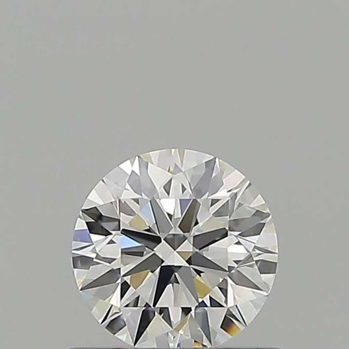 Certified Diamond GIA Carats 0.53 Color H Clarity VVS2  EX  EX  EX Fluorescence FNT Brown No Milky No EyeClean 100%