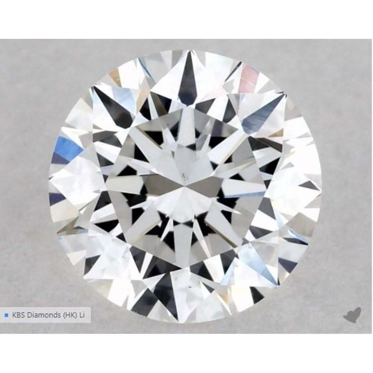 Certified Diamond GIA Carats 0.54 Color E Clarity VS1  EX  EX  EX Fluorescence NON Brown No Green No Milky No EyeClean 100%