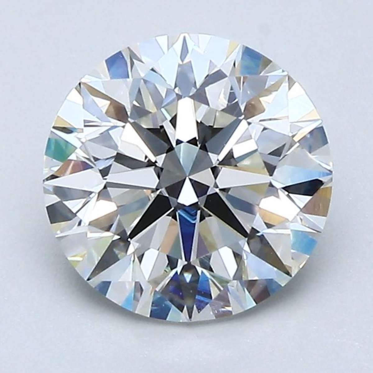 Certified Diamond GIA Carats 1.8 Color H Clarity VS2  EX  EX  EX Fluorescence FNT Brown No Green No Milky No EyeClean 100%