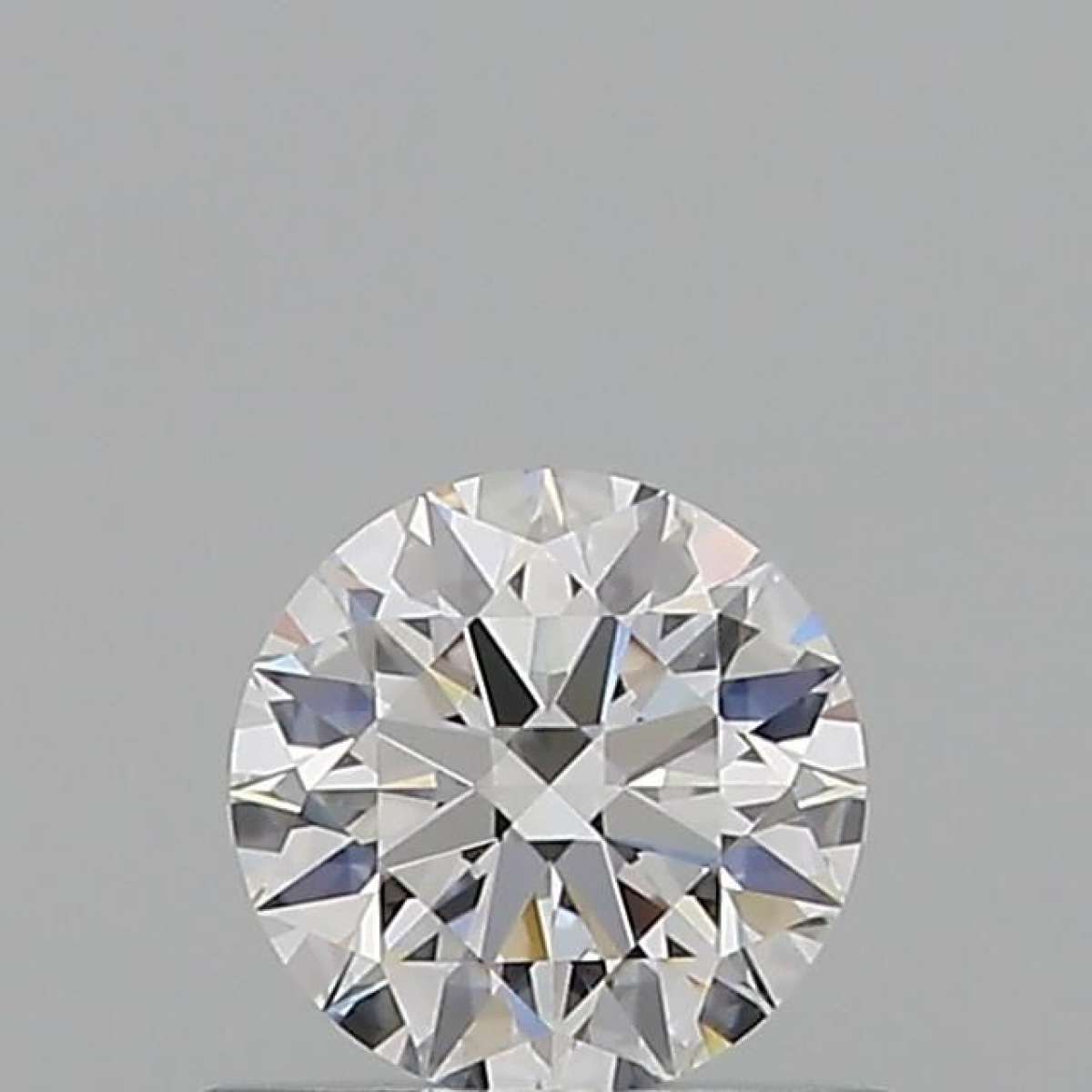 Certified Diamond GIA Carats 0.58 Color D Clarity VS1  EX  EX  EX Fluorescence FNT Brown No Green No Milky No EyeClean 100%