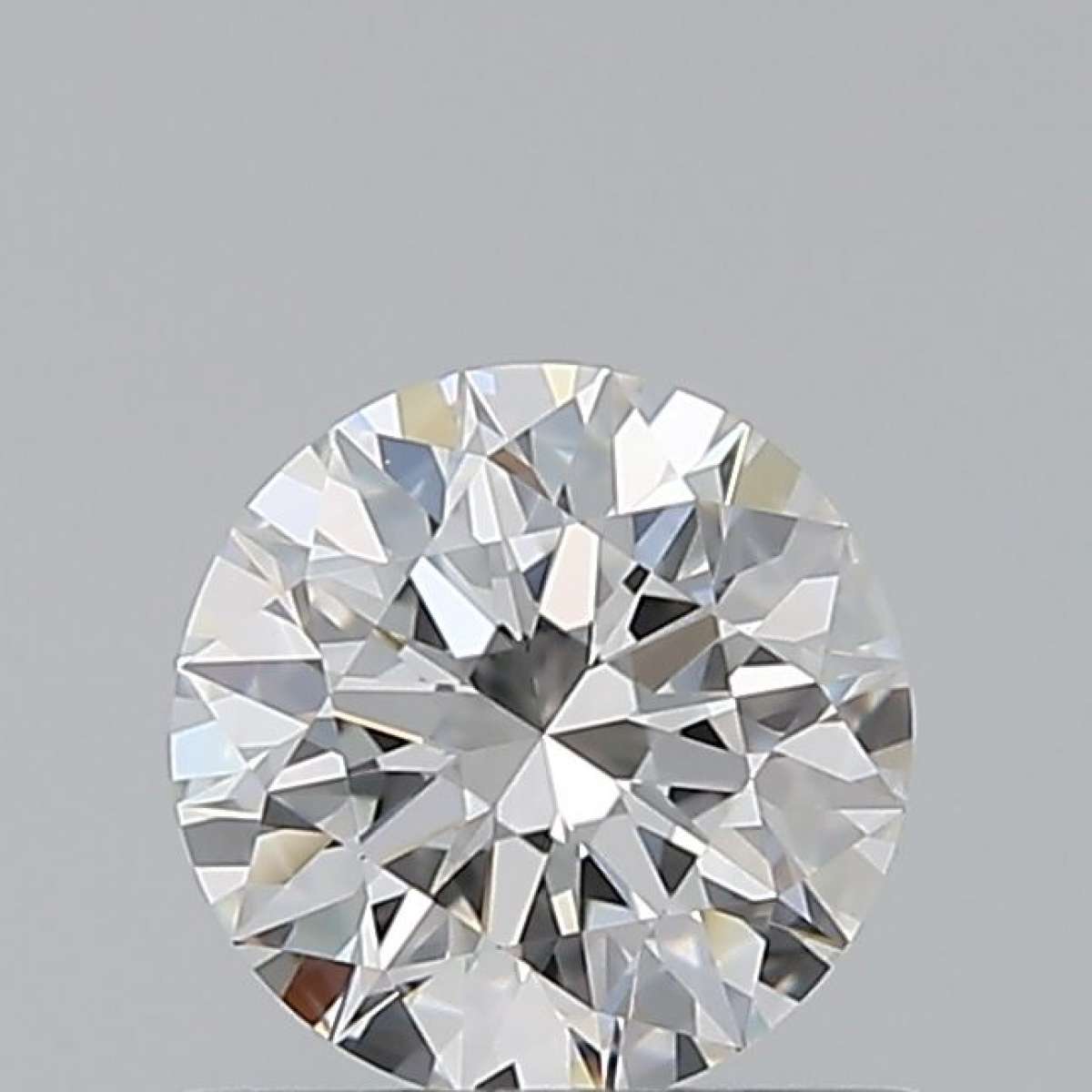 Certified Diamond GIA Carats 0.53 Color F Clarity VVS2  EX  EX  EX Fluorescence NON Brown No Milky No EyeClean 100%